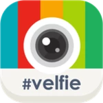 #velfie android application logo